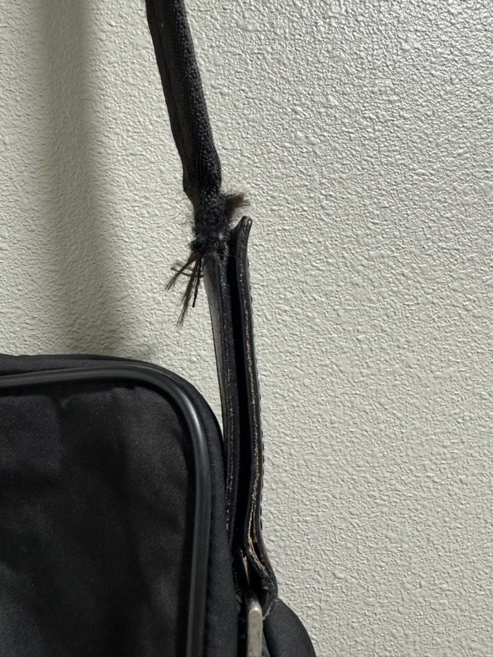 Authentic Prada Nero Tessuto Plate Crossbody - Picture 5 of 12